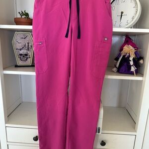 Figs Hot Pink Scrub Pants